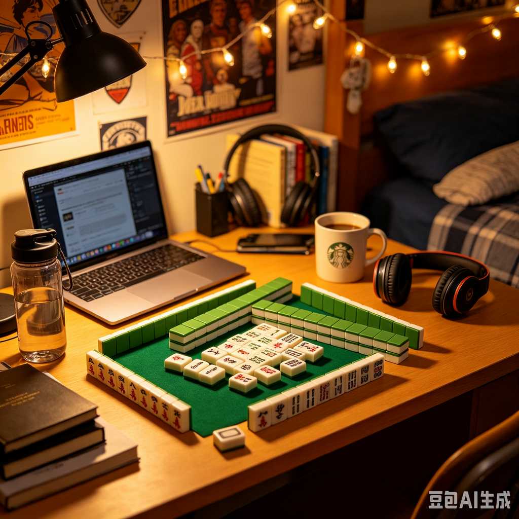 asian classic board game mahjong