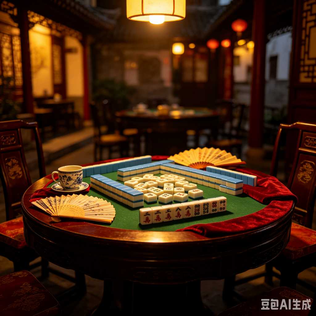 saturated color mahjong set print