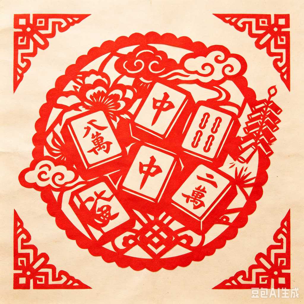 custom pattern art mahjong set