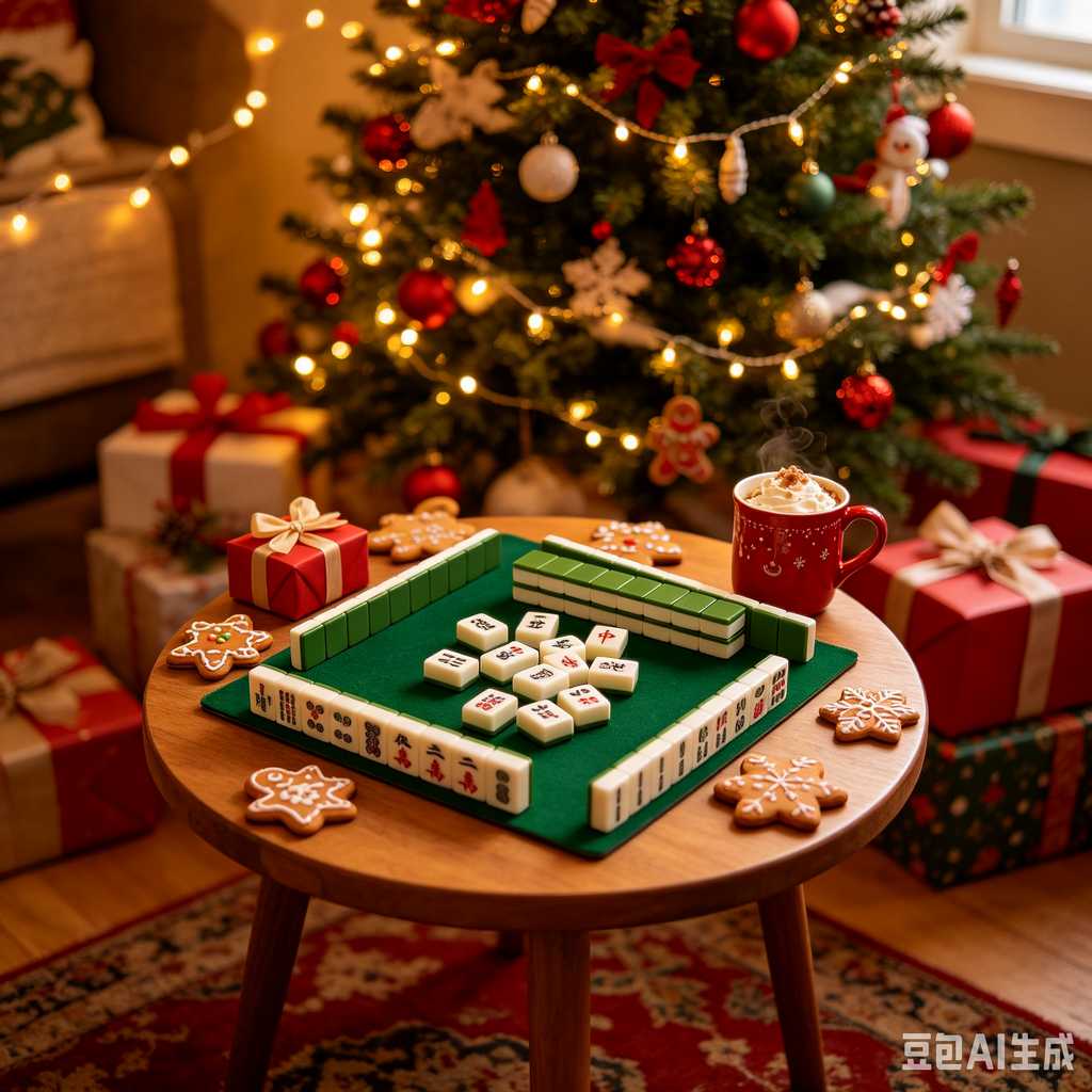 decorative text mahjong set