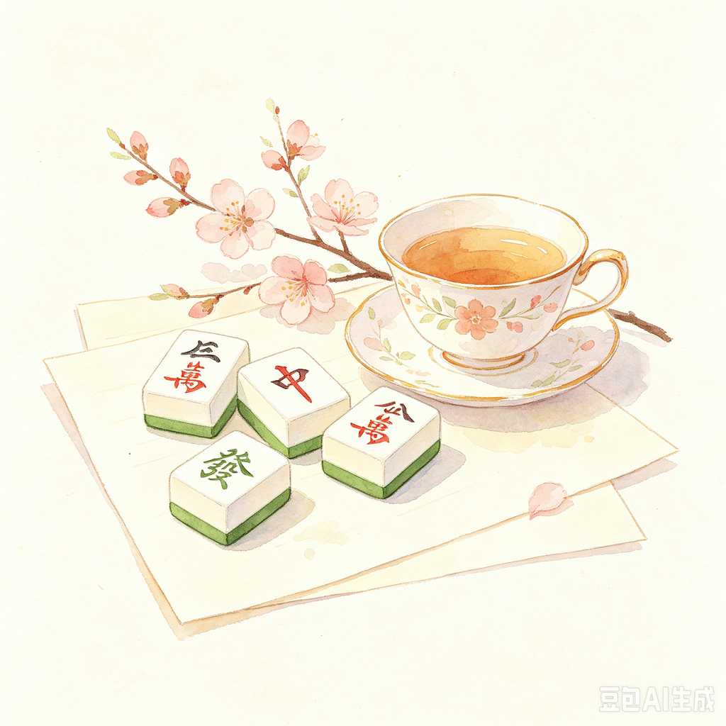clear font mahjong tiles