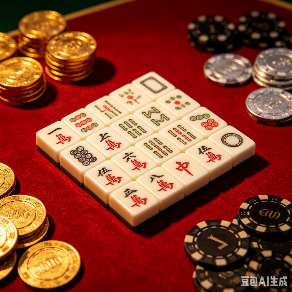 muted color mahjong set