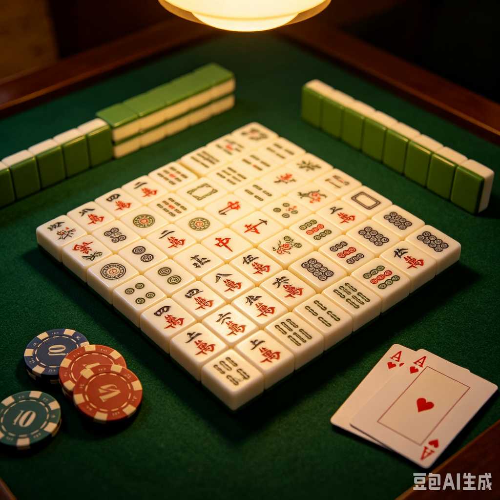 hand painted mahjong tiles